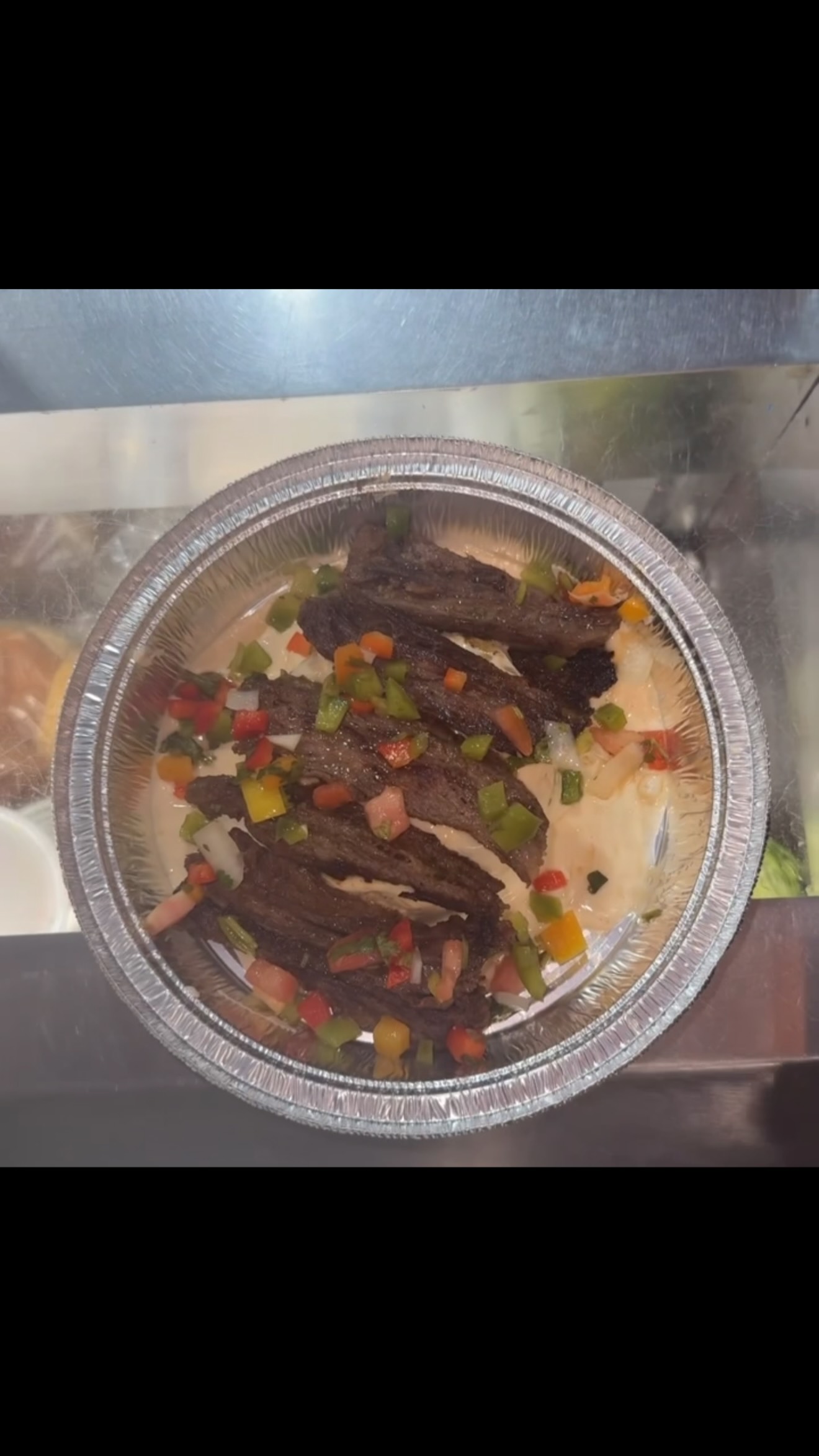 Tacos de pollo, res, camarón y chicharrón